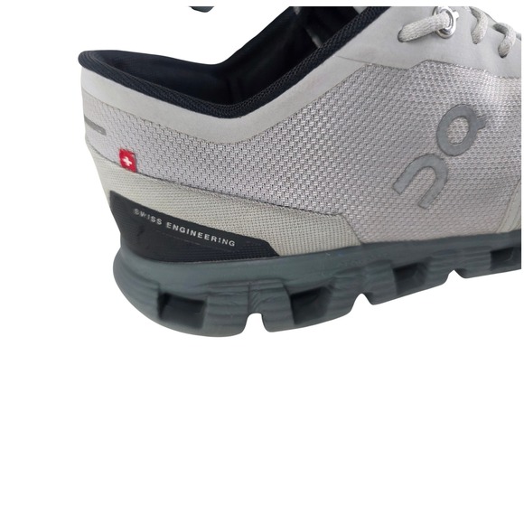 On Cloud X Mens 12 Running Shoes Gray Glacier Black Training Gym Lightweight - Picture 12 of 15